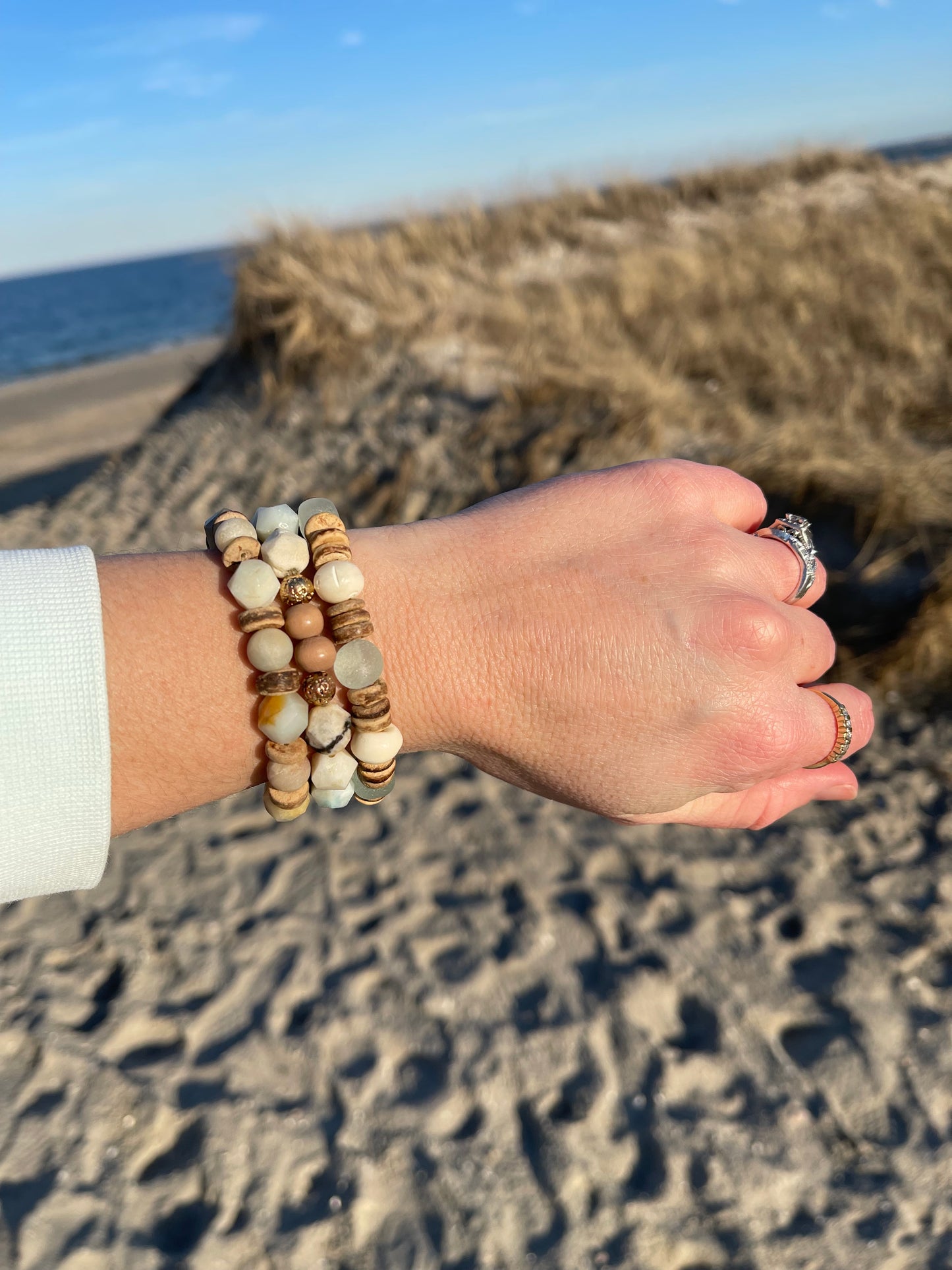 Single Stack Bracelet | Sand Dune