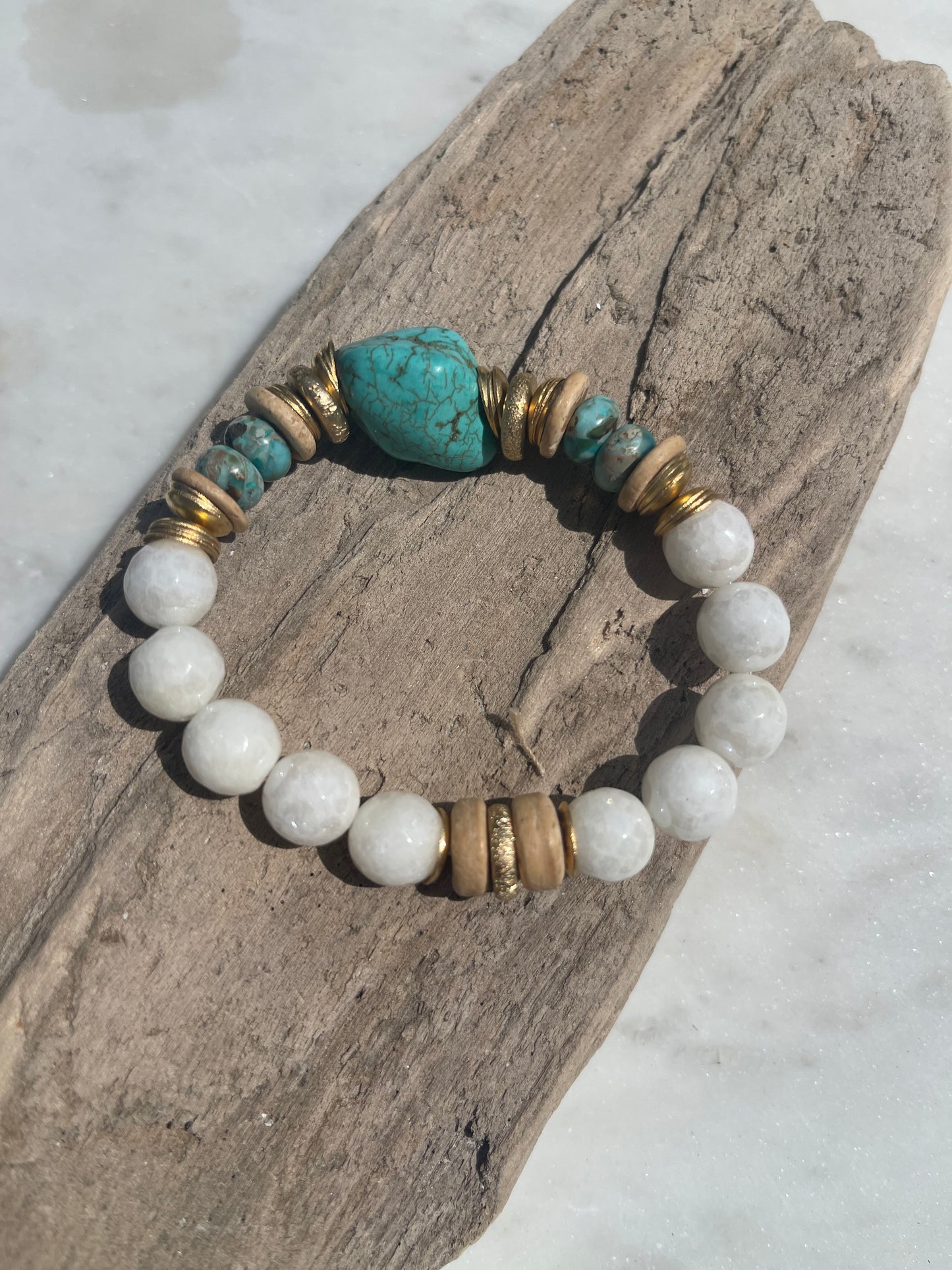 Single Stack Bracelet | Turquoise Coast