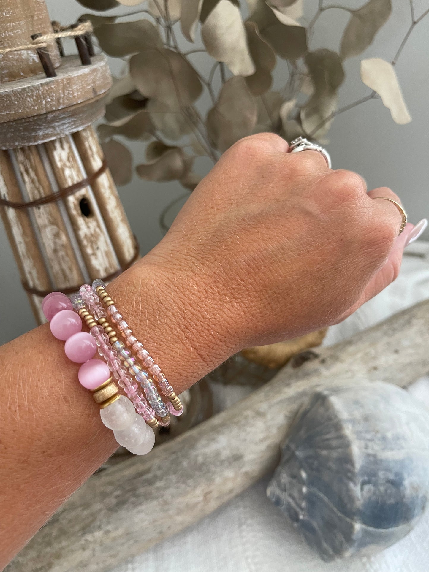 Single Stack Bracelet | Seaside Blush Collection