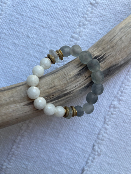 Single Stack Bracelet | Sea Mist