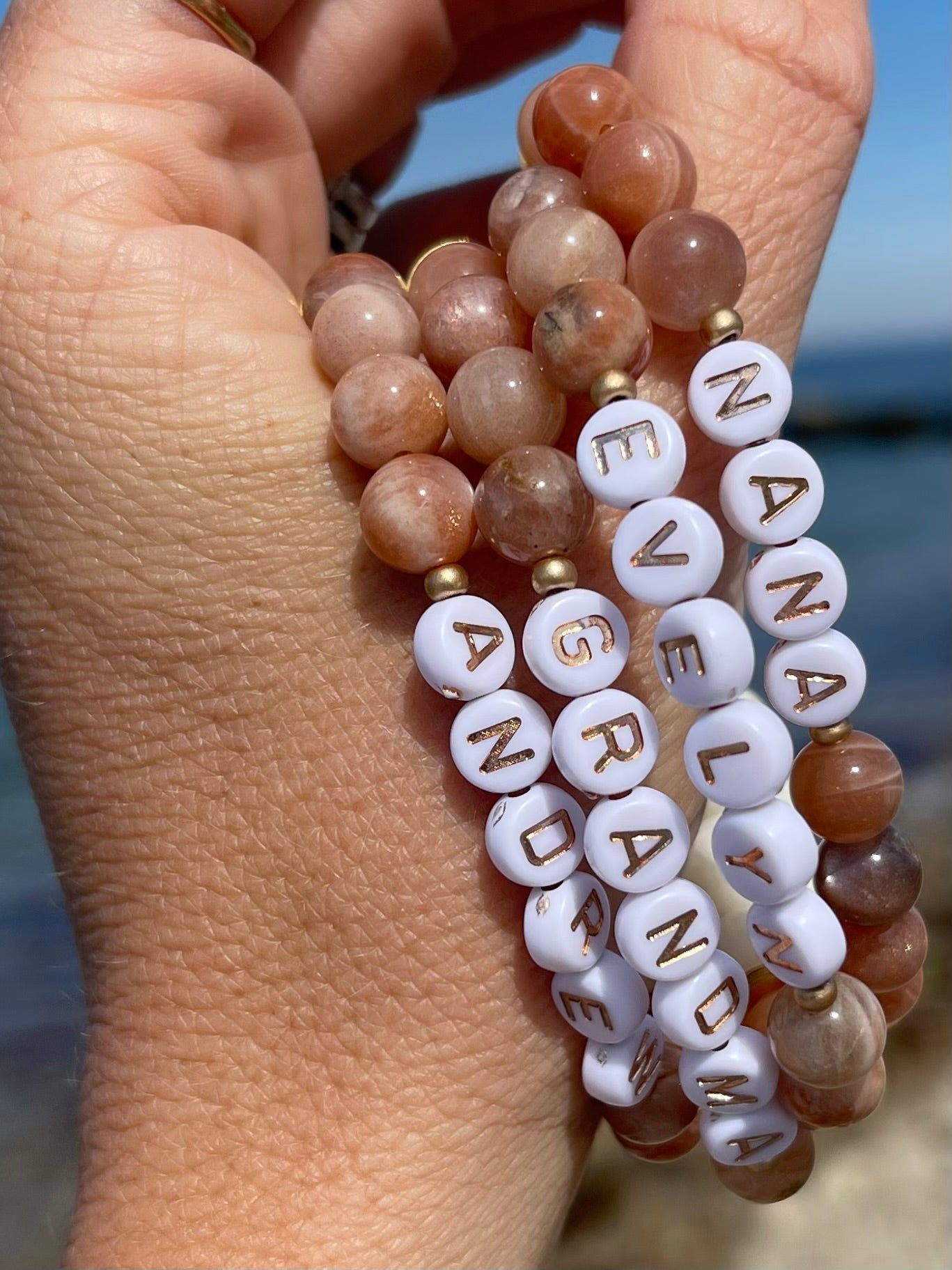 Sandstone | Custom Name Bracelet