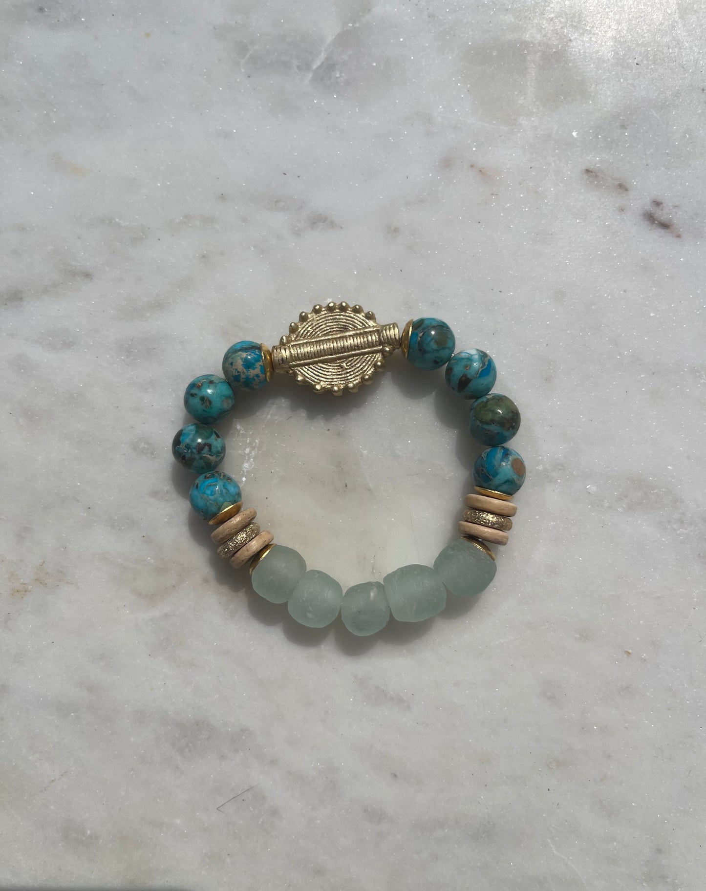 Single Stack Bracelet | Turquoise Coast