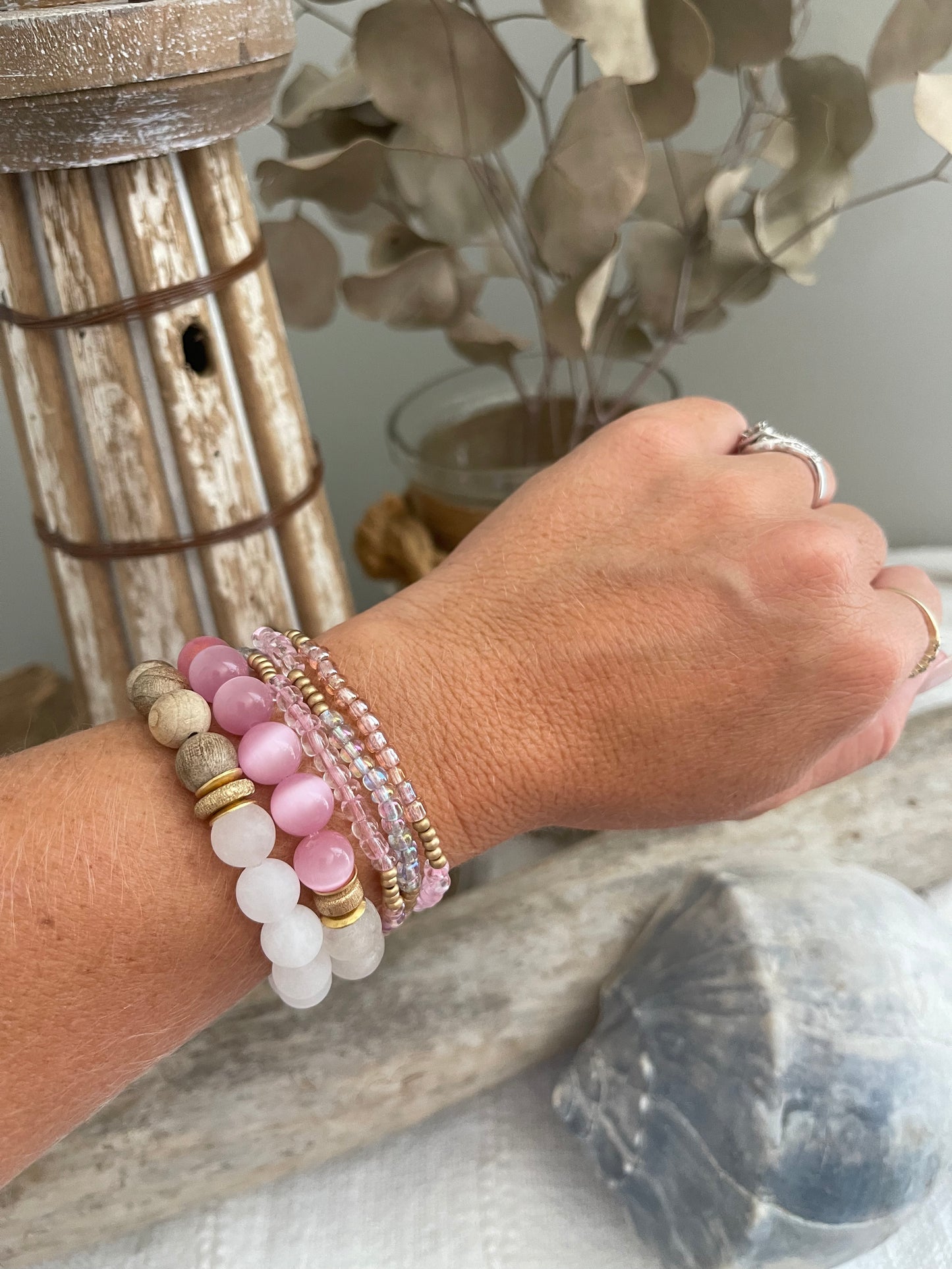 Single Stack Bracelet | Seaside Blush Collection