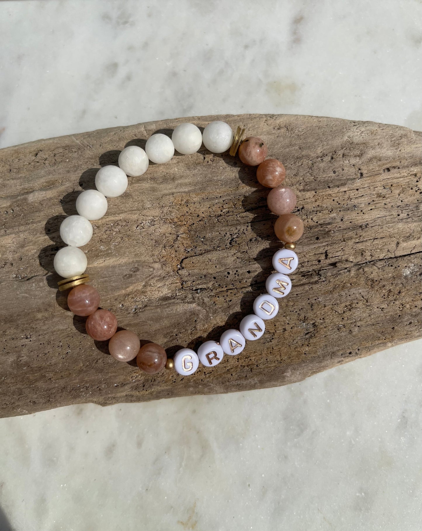 Sandstone | Custom Name Bracelet