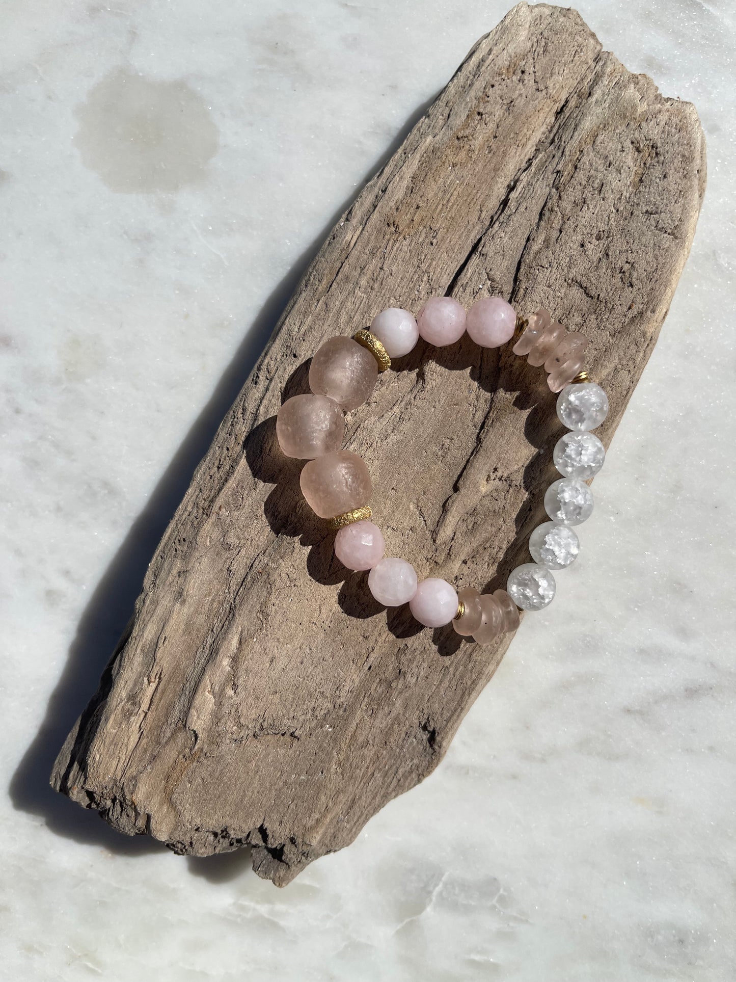 Single Stack Bracelet | Seaside Blush